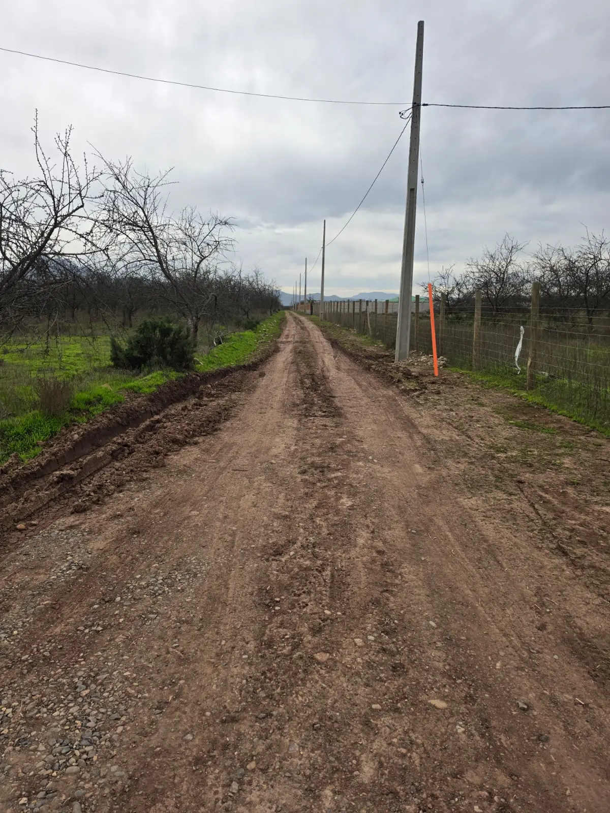 Postación eléctrica y entorno del proyecto en Tabalí